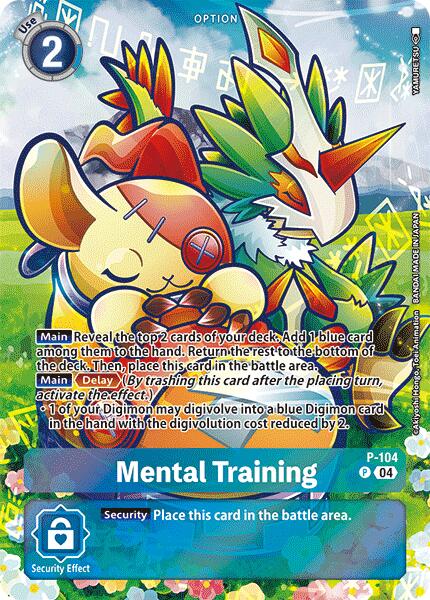 Mental Training [P-104] (Starter Deck 18 Exclusive) [Starter Deck: Guardian Vortex Promos] | Enigma On Main