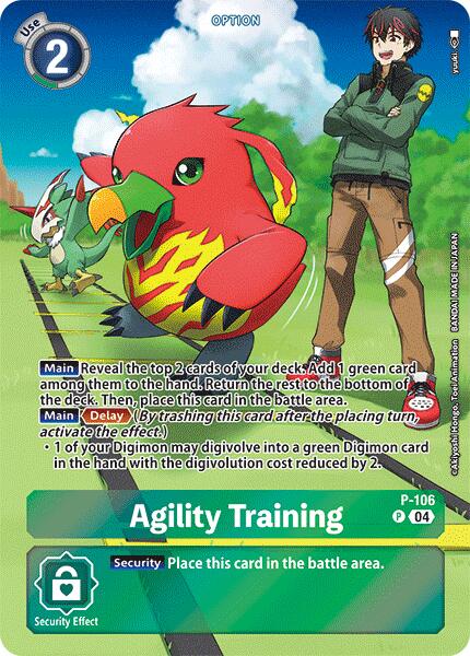 Agility Training [P-106] (Starter Deck 18 Exclusive) [Starter Deck: Guardian Vortex Promos] | Enigma On Main