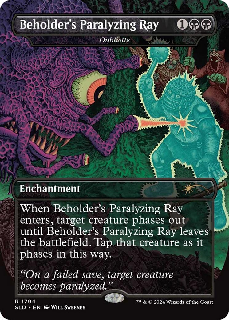 Beholder's Paralyzing Ray - Oubliette [Secret Lair Drop Series] | Enigma On Main