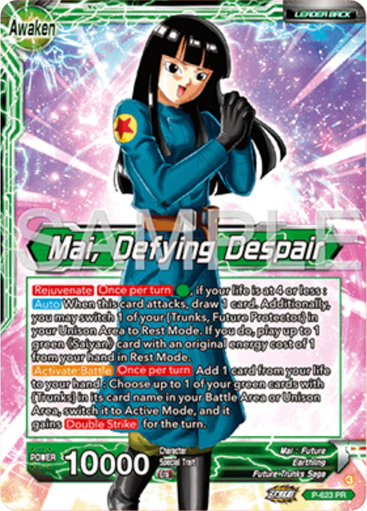 Mai // Mai, Defying Despair (Gold Stamped) (P-623) [Promotion Cards] | Enigma On Main