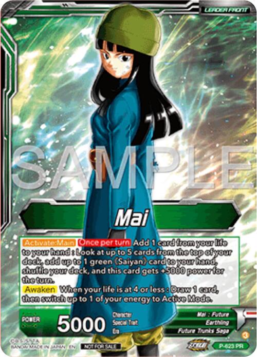 Mai // Mai, Defying Despair (Gold Stamped) (P-623) [Promotion Cards] | Enigma On Main