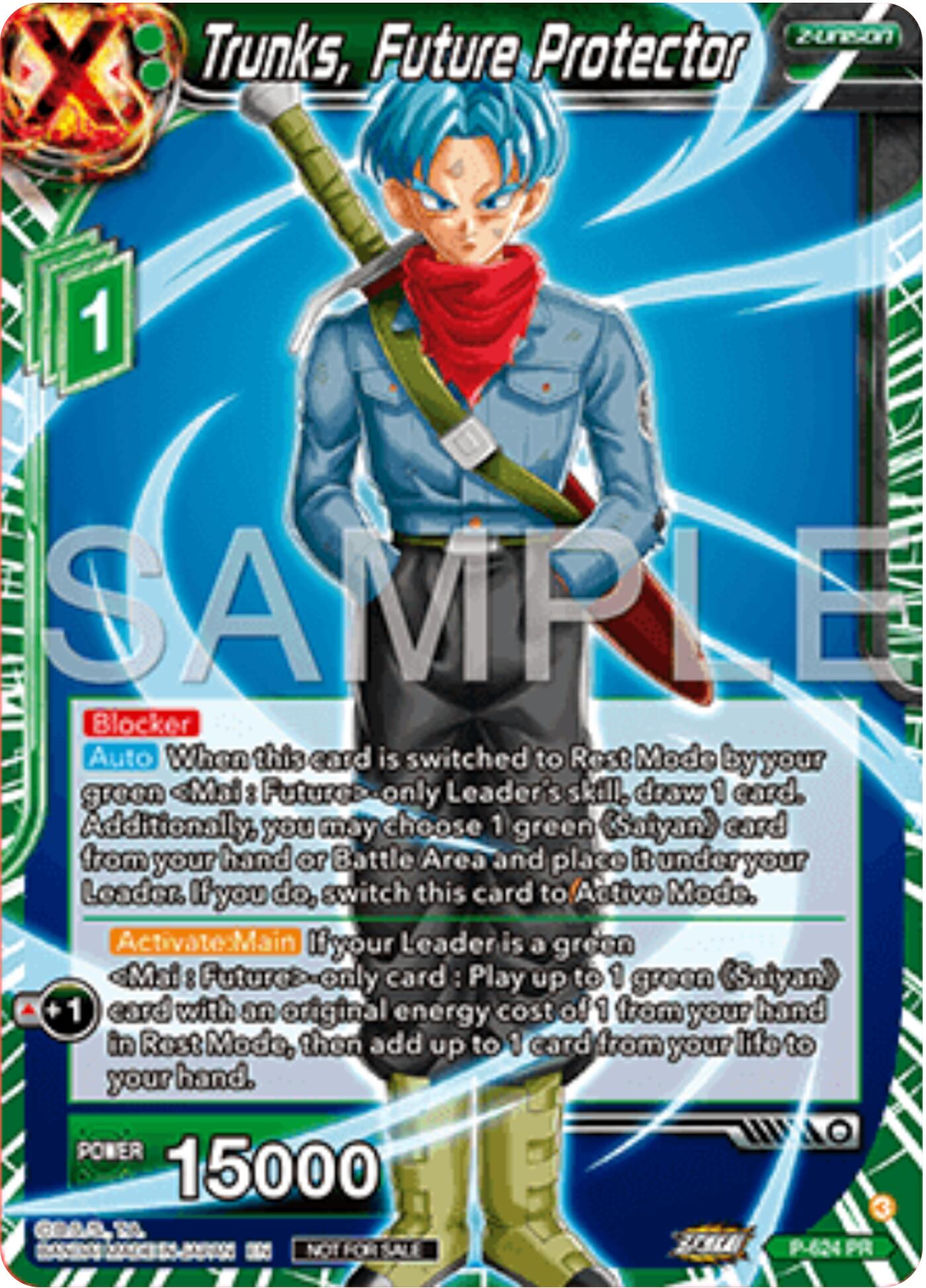 Trunks, Future Protector (P-424) [Promotion Cards] | Enigma On Main