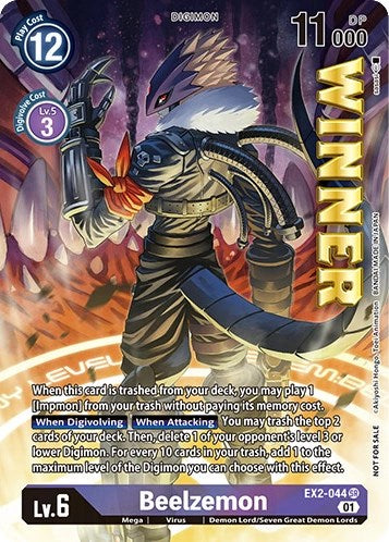 Beelzemon [EX2-044] (April 2023 Beelzemon Special) [Starter Deck: Beelzemon Advanced Deck Set Pre-Release Cards] | Enigma On Main