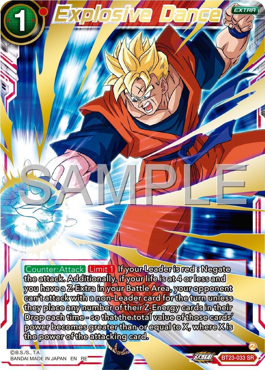 Explosive Dance (Reprint) (BT23-033) [Premium 7th Anniversary Box 2024] | Enigma On Main