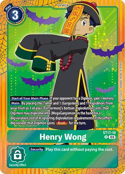 Henry Wong [ST17-10] (Halloween Event 2024) [Starter Deck: Double Typhoon Advanced Deck Set] | Enigma On Main