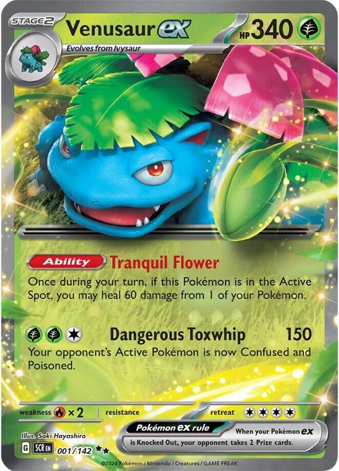 Venusaur ex (001/142) [Scarlet & Violet: Stellar Crown] | Enigma On Main