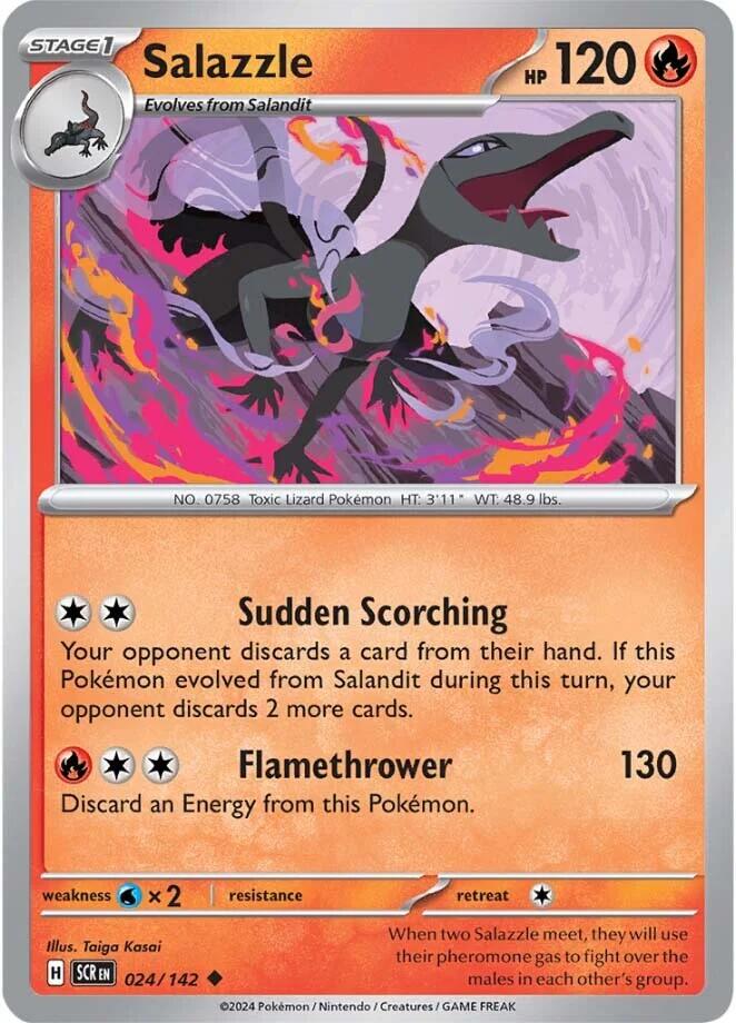 Salazzle (024/142) [Scarlet & Violet: Stellar Crown] | Enigma On Main