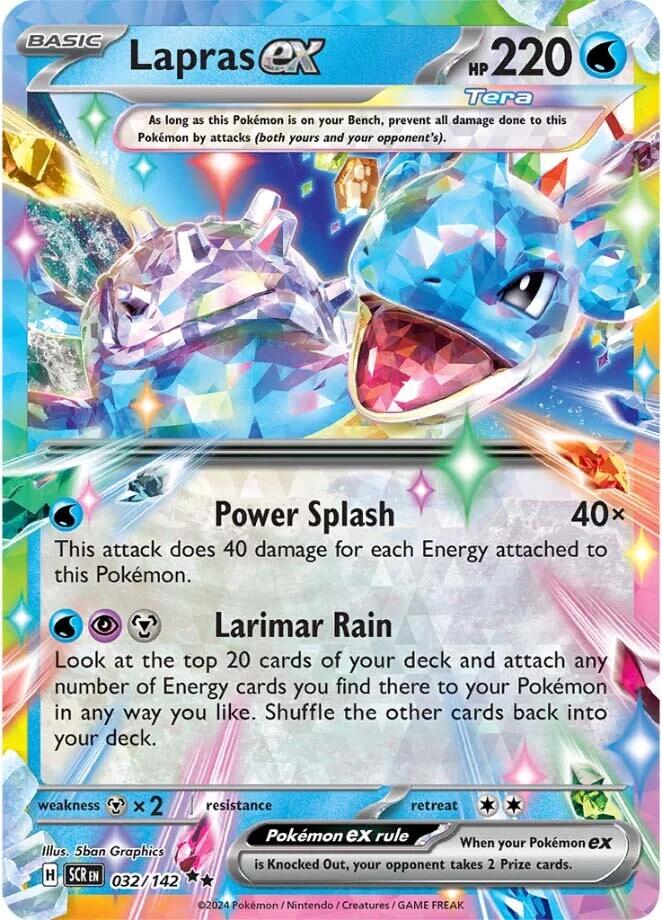 Lapras ex (032/142) [Scarlet & Violet: Stellar Crown] | Enigma On Main