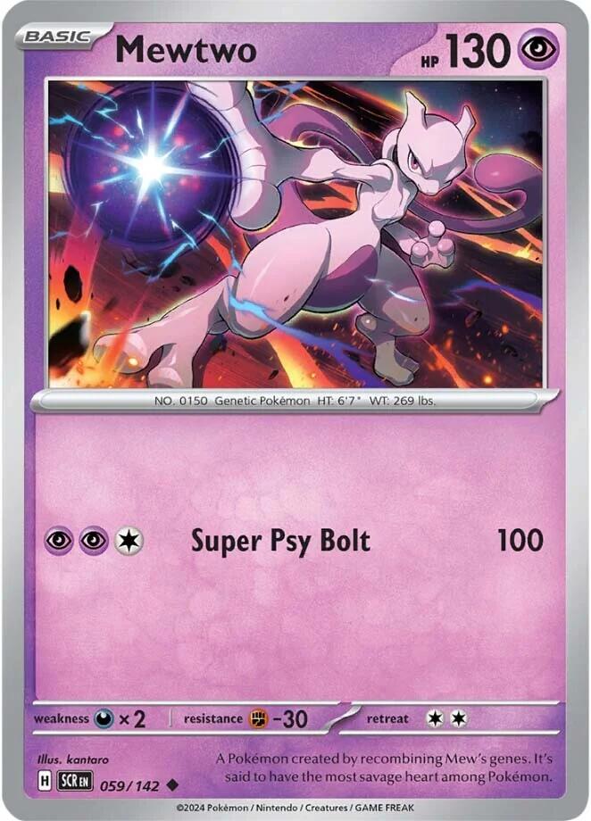 Mewtwo (059/142) [Scarlet & Violet: Stellar Crown] | Enigma On Main