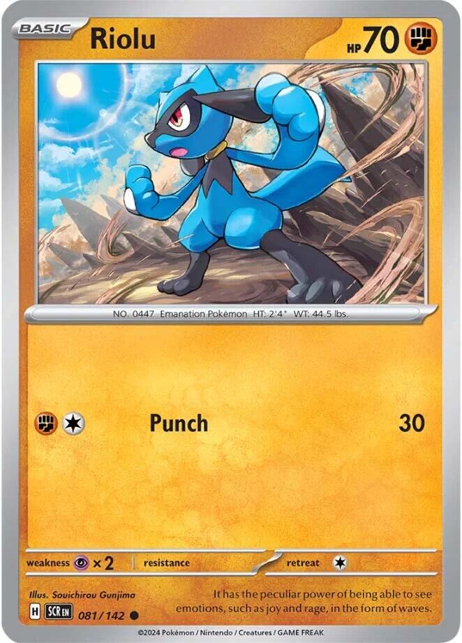 Riolu (081/142) [Scarlet & Violet: Stellar Crown] | Enigma On Main