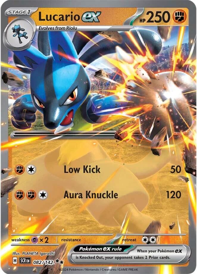 Lucario ex (082/142) [Scarlet & Violet: Stellar Crown] | Enigma On Main