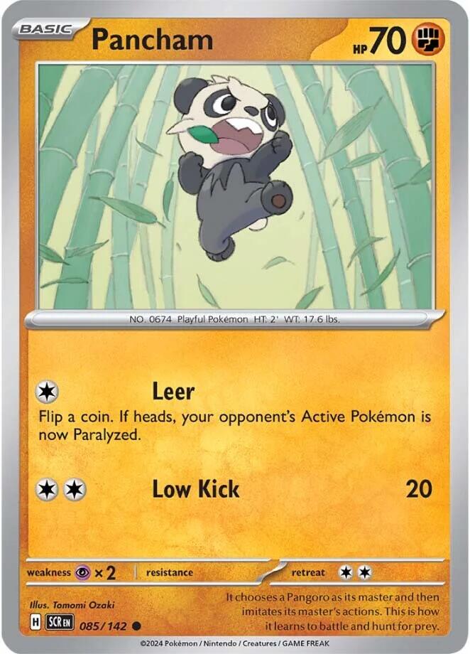 Pancham (085/142) [Scarlet & Violet: Stellar Crown] | Enigma On Main