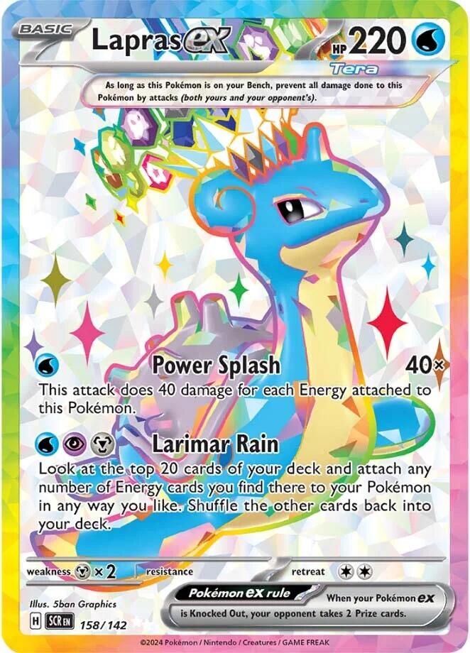 Lapras ex (158/142) [Scarlet & Violet: Stellar Crown] | Enigma On Main