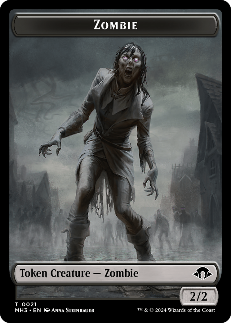 Zombie Token [Modern Horizons 3 Tokens] | Enigma On Main