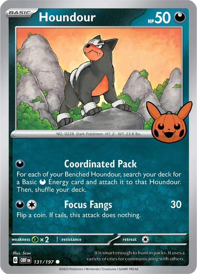 Houndour (131/197) [Trick or Trade 2024] | Enigma On Main