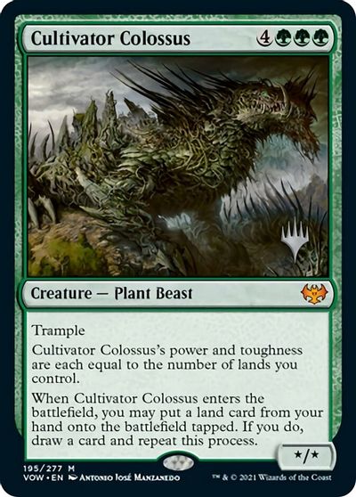 Cultivator Colossus (Promo Pack) [Innistrad: Crimson Vow Promos] | Enigma On Main