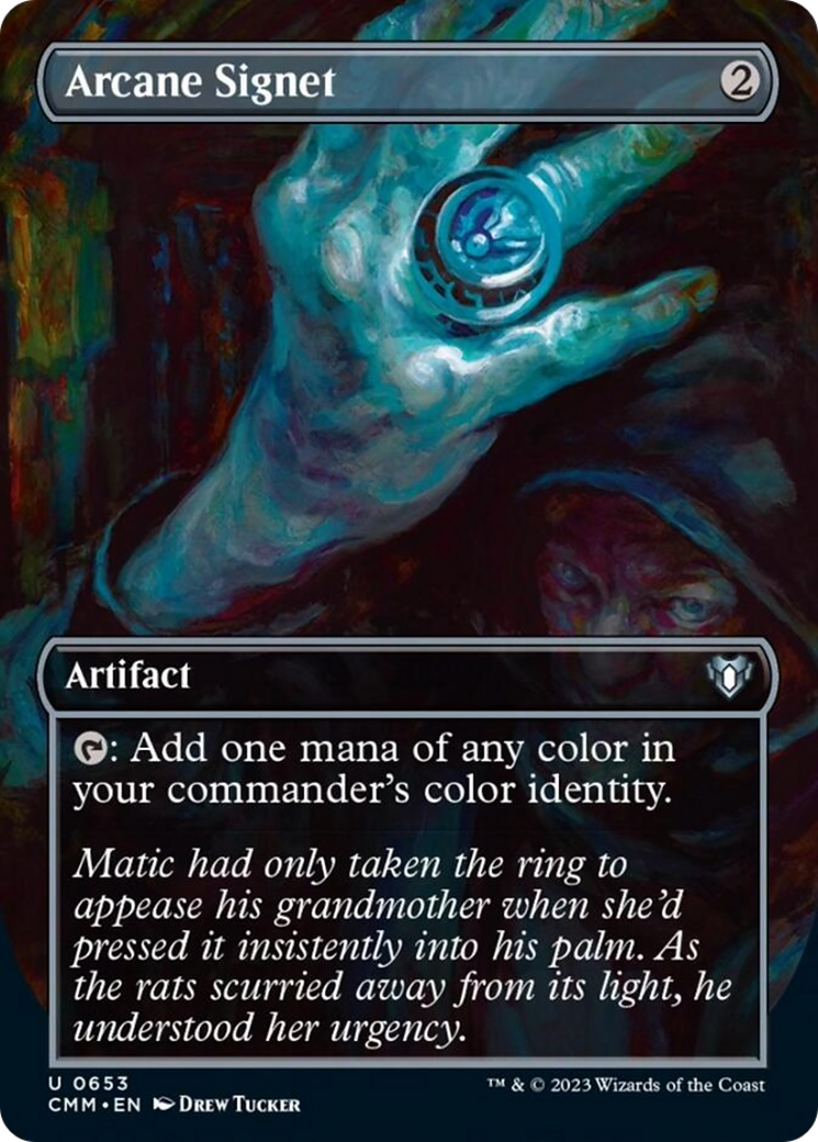 Arcane Signet (Borderless Alternate Art) [Commander Masters] | Enigma On Main