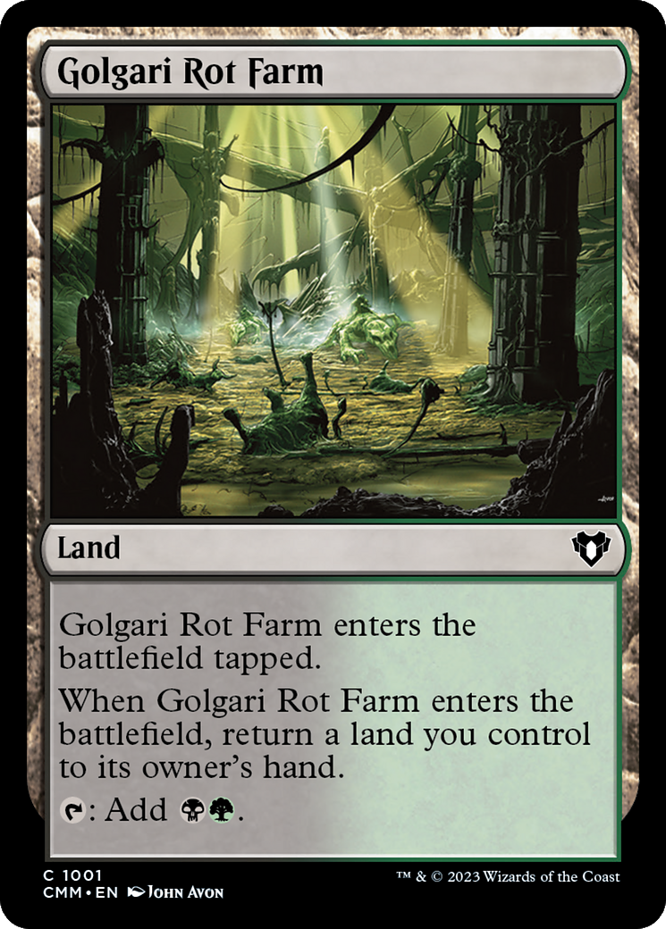 Golgari Rot Farm [Commander Masters] | Enigma On Main