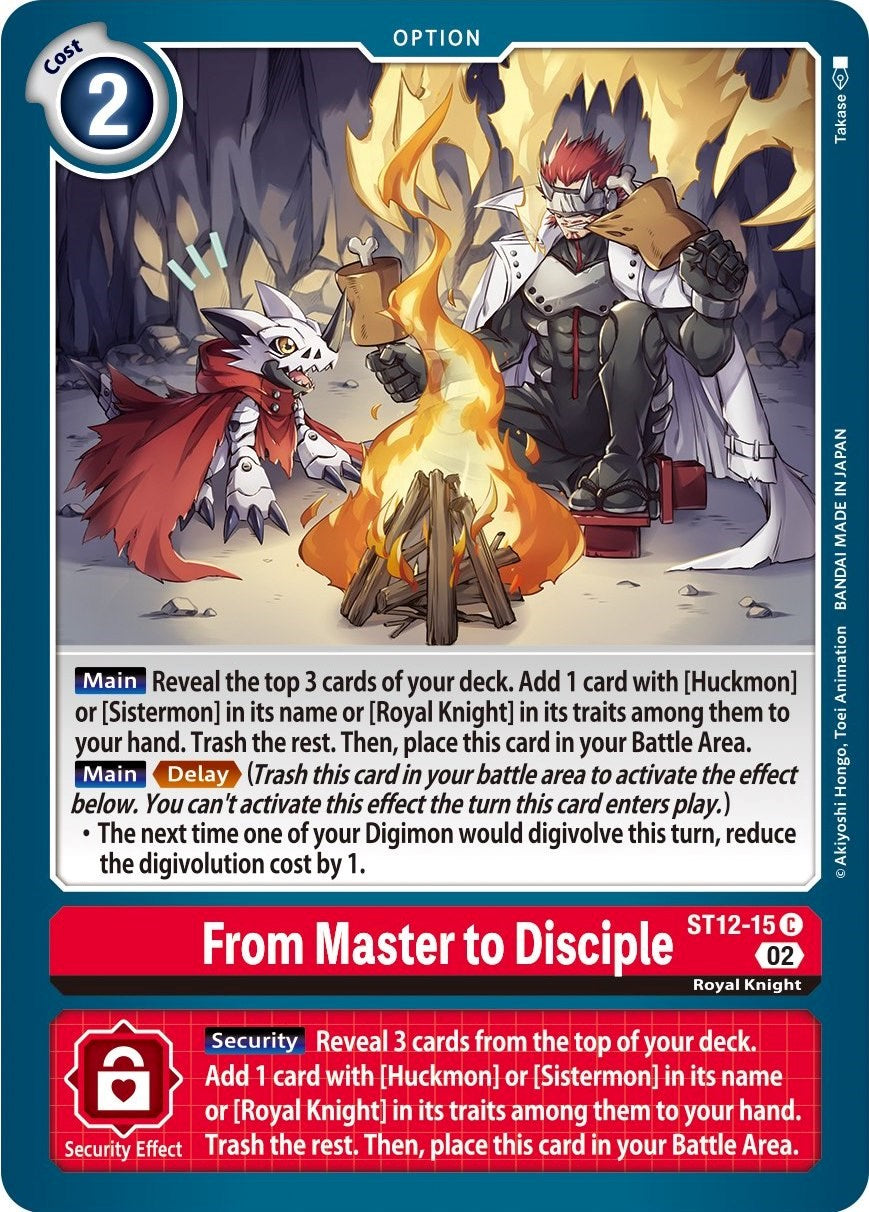 From Master to Disciple [ST12-15] [Starter Deck: Jesmon] | Enigma On Main