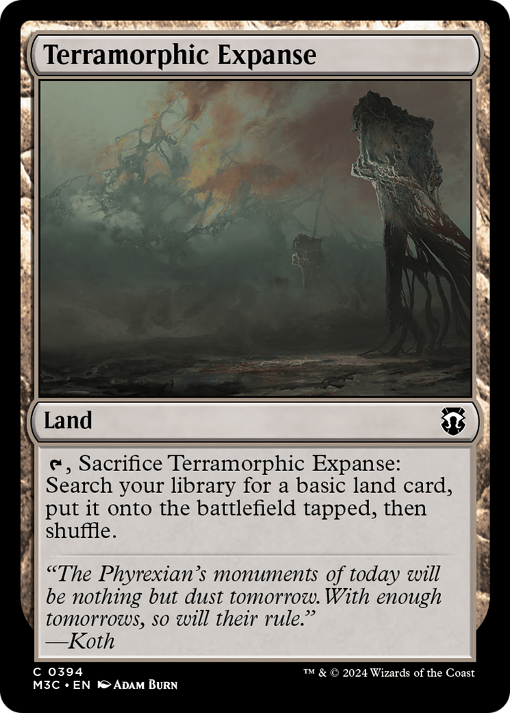 Terramorphic Expanse (Ripple Foil) [Modern Horizons 3 Commander] | Enigma On Main