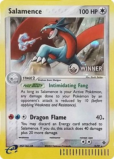 Salamence (19/97) (Winner) [League & Championship Cards] | Enigma On Main