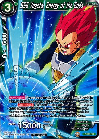 SSG Vegeta, Energy of the Gods (P-098) [Promotion Cards] | Enigma On Main