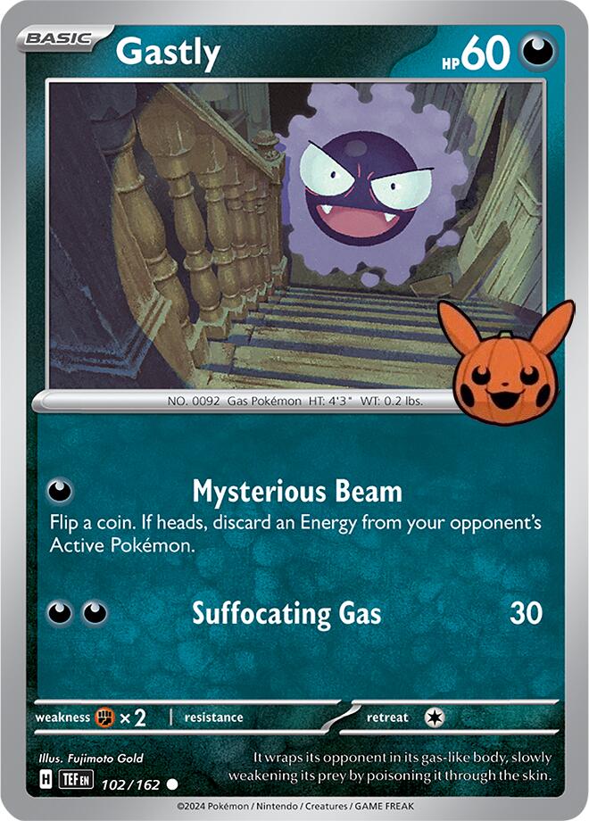 Gastly (102/162) [Trick or Trade 2024] | Enigma On Main