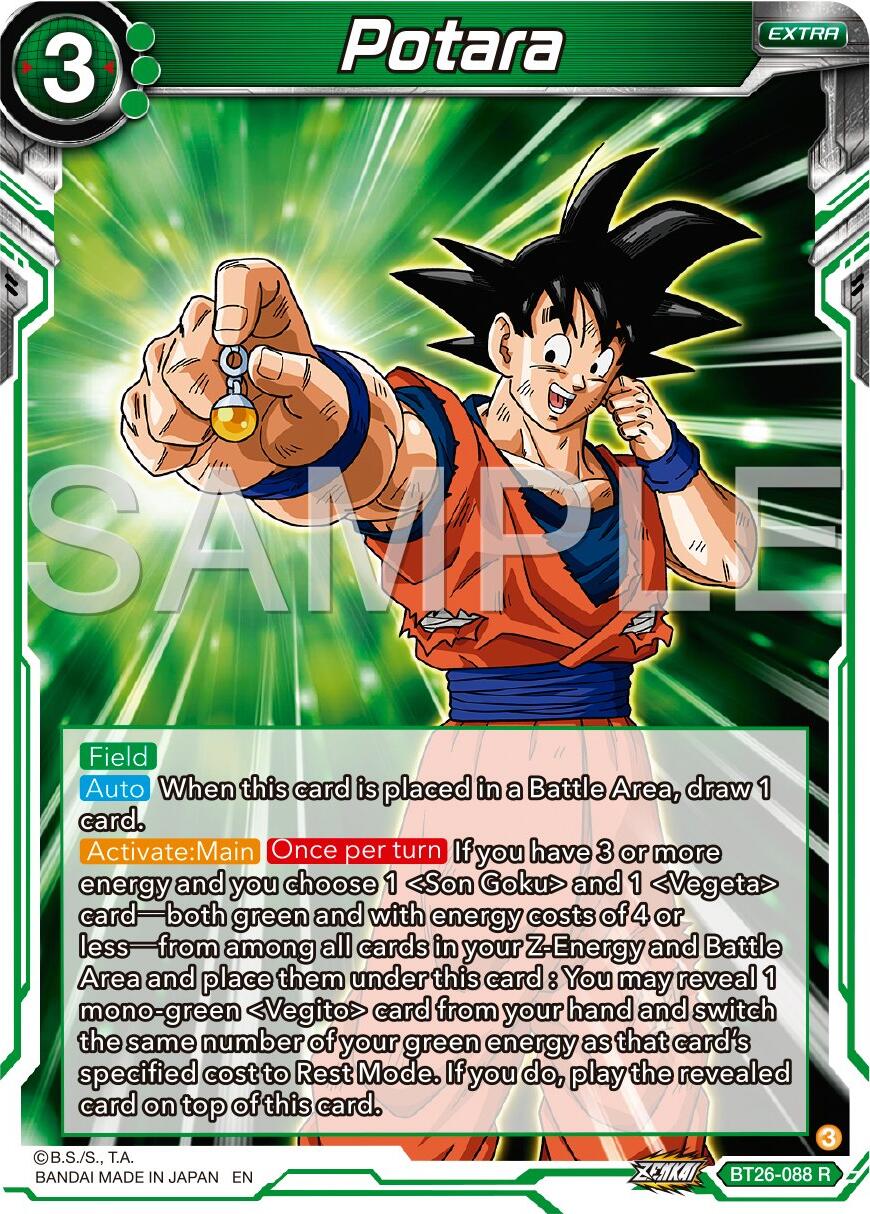 Potara (BT26-088) [Ultimate Advent] | Enigma On Main