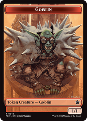 Goblin // Treasure Double-Sided Token [Foundations Tokens] | Enigma On Main