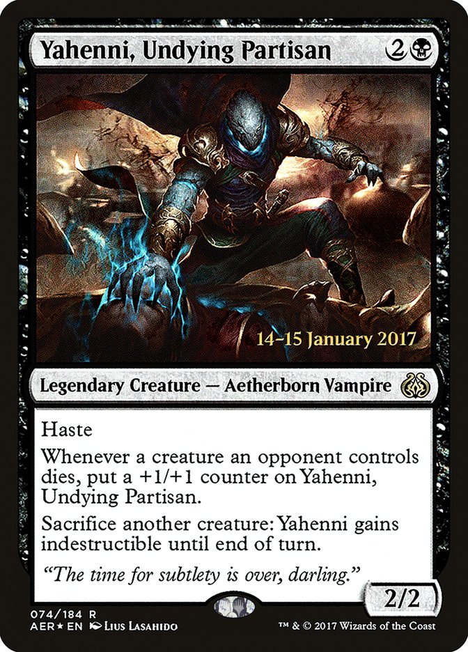 Yahenni, Undying Partisan [Aether Revolt Prerelease Promos] | Enigma On Main