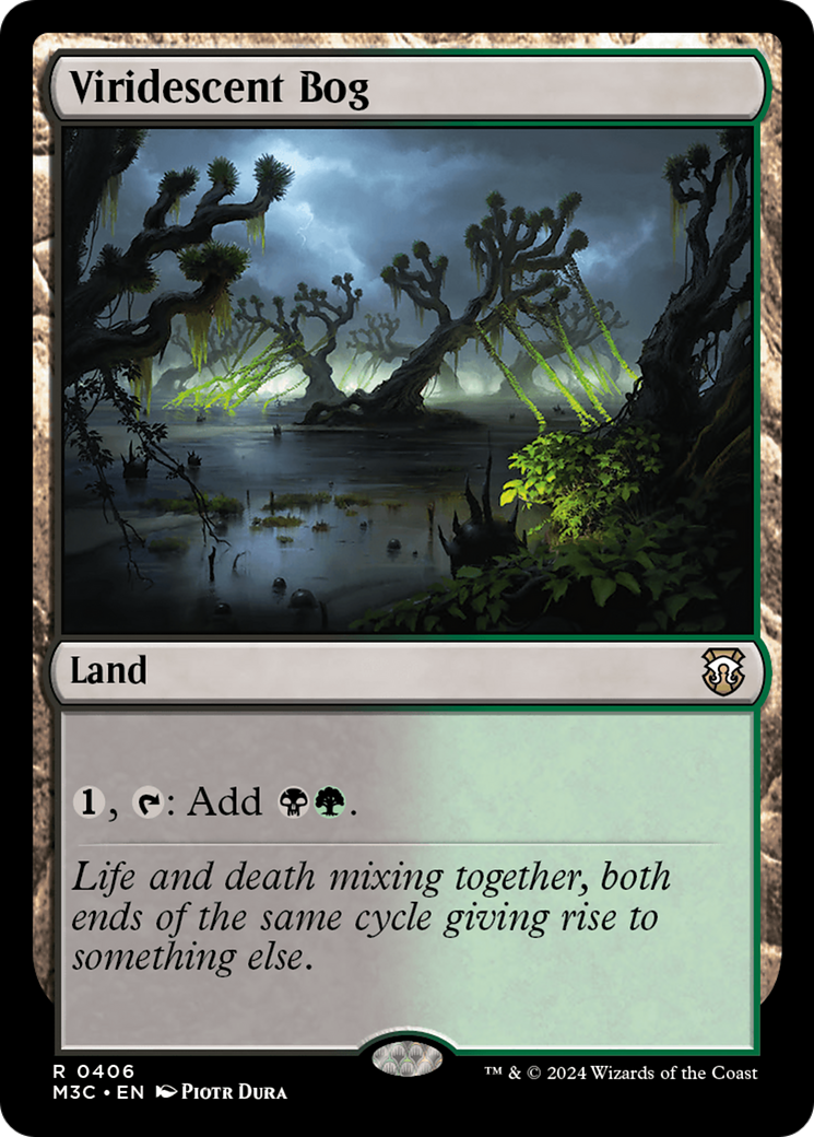 Viridescent Bog (Ripple Foil) [Modern Horizons 3 Commander] | Enigma On Main