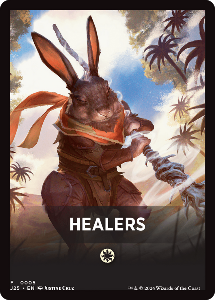 Healers Theme Card [Foundations Jumpstart Front Cards] | Enigma On Main