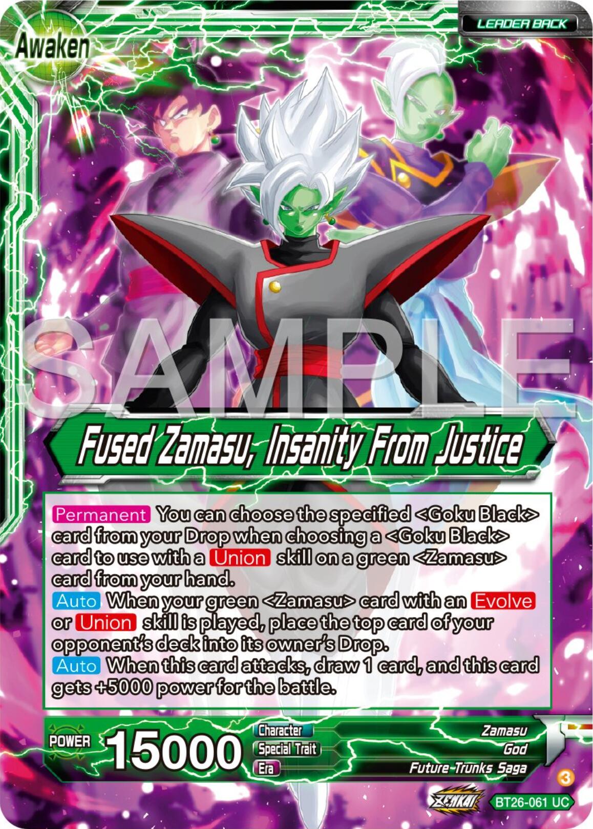 Zamasu // Fused Zamasu, Insanity From Justice (BT26-061) [Ultimate Advent] | Enigma On Main