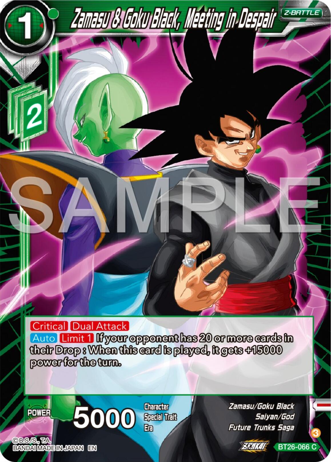 Zamasu & Goku Black, Meeting in Despair (BT26-066) [Ultimate Advent] | Enigma On Main