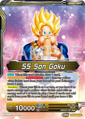 SS Son Goku // SS Son Goku & SS Son Gohan, Battling Father & Son (BT26-090) [Ultimate Advent] | Enigma On Main