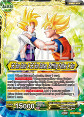 SS Son Goku // SS Son Goku & SS Son Gohan, Battling Father & Son (BT26-090) [Ultimate Advent] | Enigma On Main