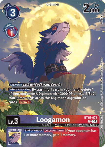 Loogamon [BT14-071] (Legend Pack 2024) [Blast Ace] | Enigma On Main