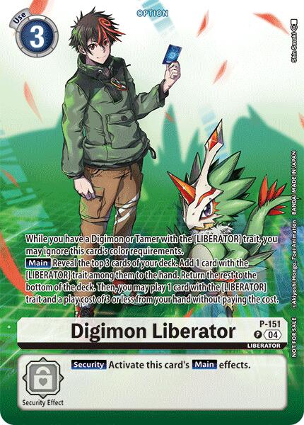 Digimon Liberator [P-151] - P-151 (Legend Pack 2024) [Digimon Promotion Cards] | Enigma On Main