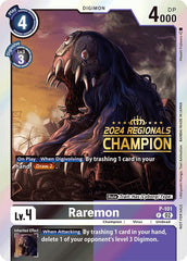 Raremon [P-101] - P-101 (2024 Regionals Champion) [Promotional Cards] | Enigma On Main