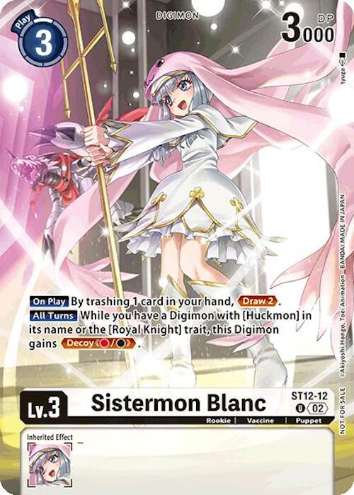 Sistermon Blanc [ST12-12] (Event Pack 7) [Starter Deck: Jesmon] | Enigma On Main