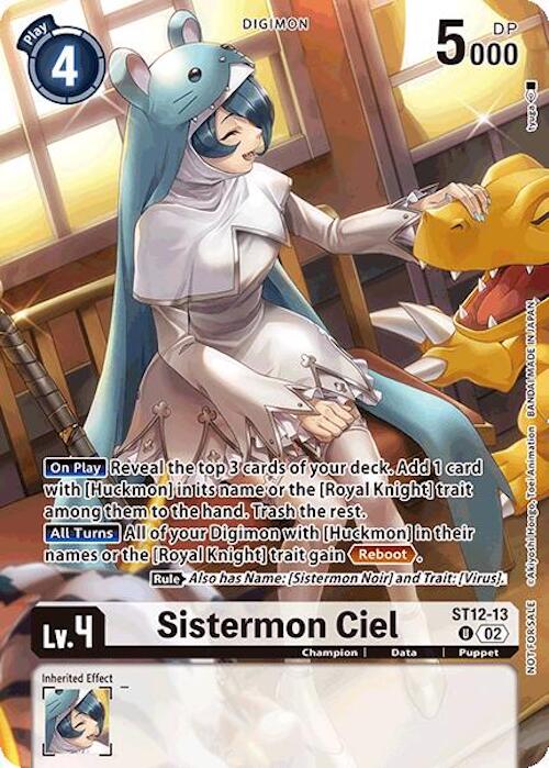 Sistermon Ciel [ST12-13] (Event Pack 7) [Starter Deck: Jesmon] | Enigma On Main