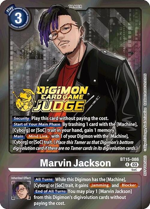 Marvin Jackson [BT15-086] (Judge Pack 6) [Exceed Apocalypse] | Enigma On Main