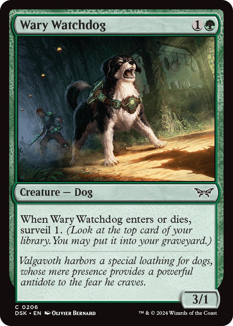 Wary Watchdog [Duskmourn: House of Horror] | Enigma On Main