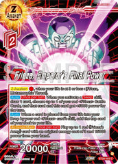 Frieza, Emperor's Final Power (BT26-003) [Ultimate Advent] | Enigma On Main