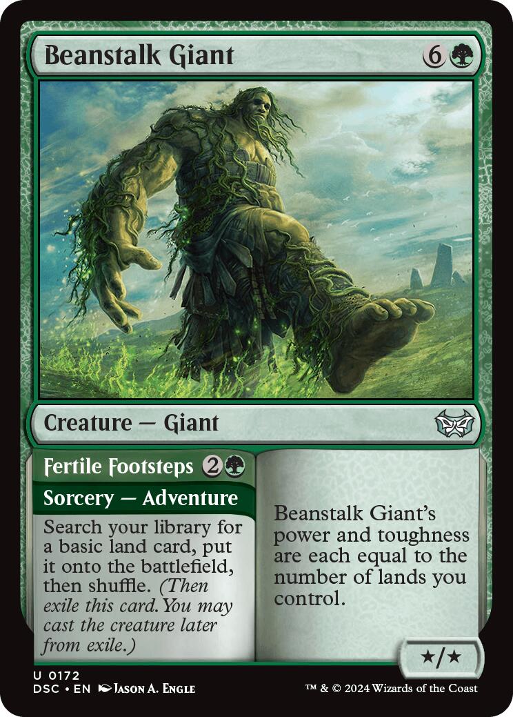 Beanstalk Giant [Duskmourn: House of Horror Commander] | Enigma On Main