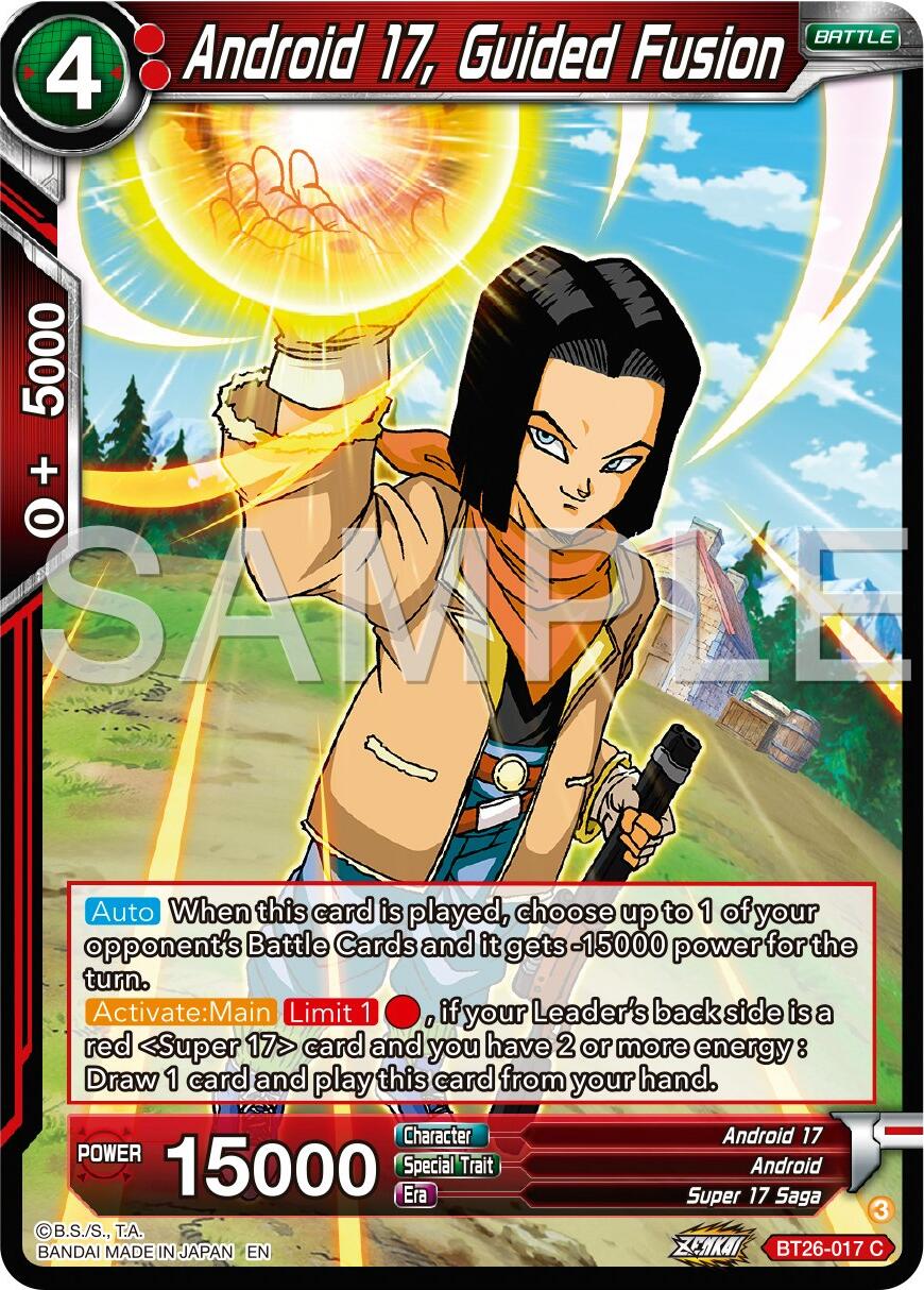 Android 17, Guided Fusion (BT26-017) [Ultimate Advent] | Enigma On Main