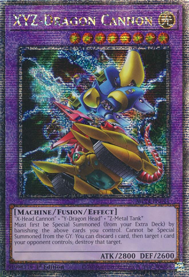 XYZ-Dragon Cannon (Alternate Art) [MP24-EN011] Quarter Century Secret Rare | Enigma On Main