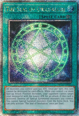 The Seal of Orichalcos [MP24-EN015] Quarter Century Secret Rare | Enigma On Main