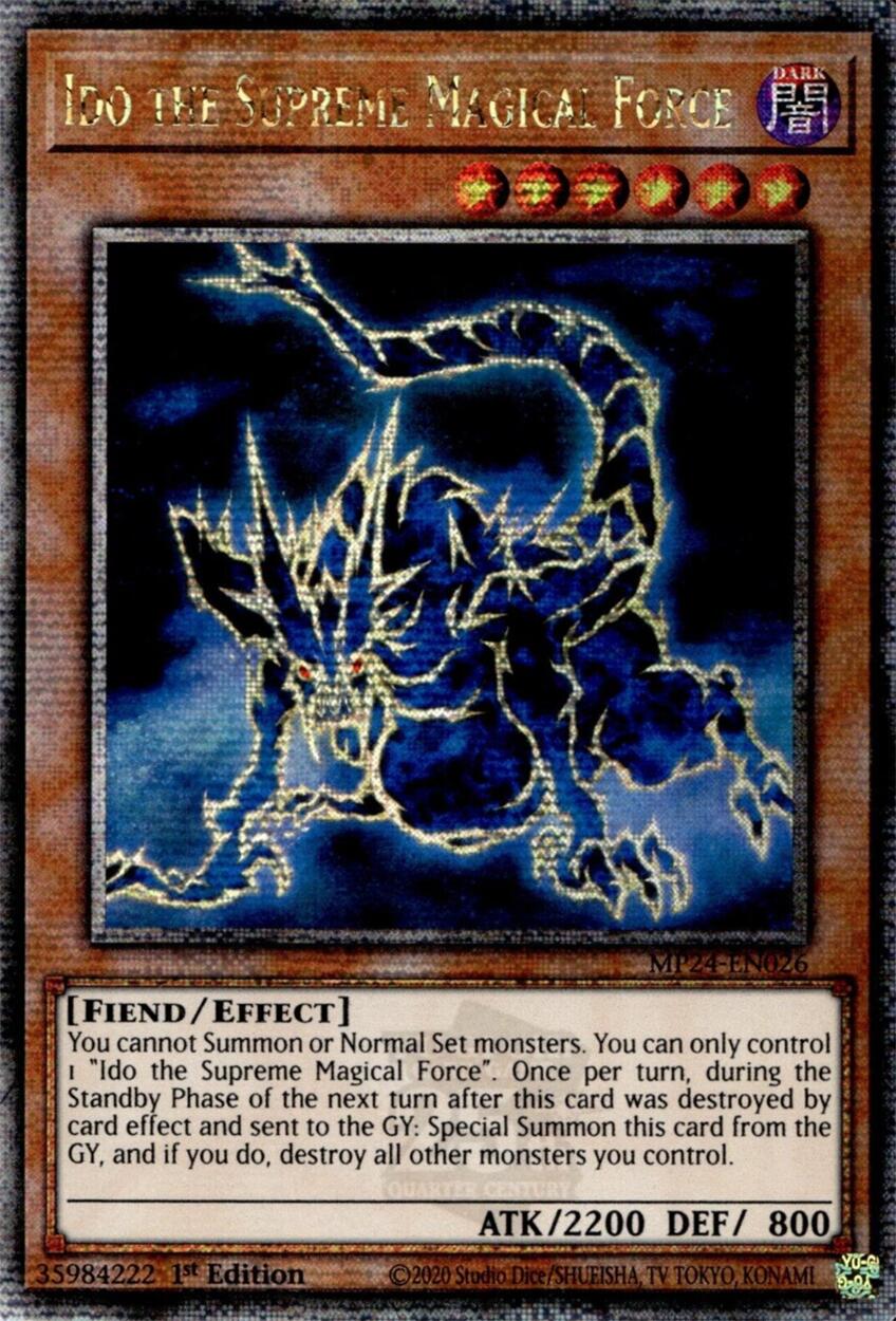 Ido the Supreme Magical Force [MP24-EN026] Quarter Century Secret Rare | Enigma On Main