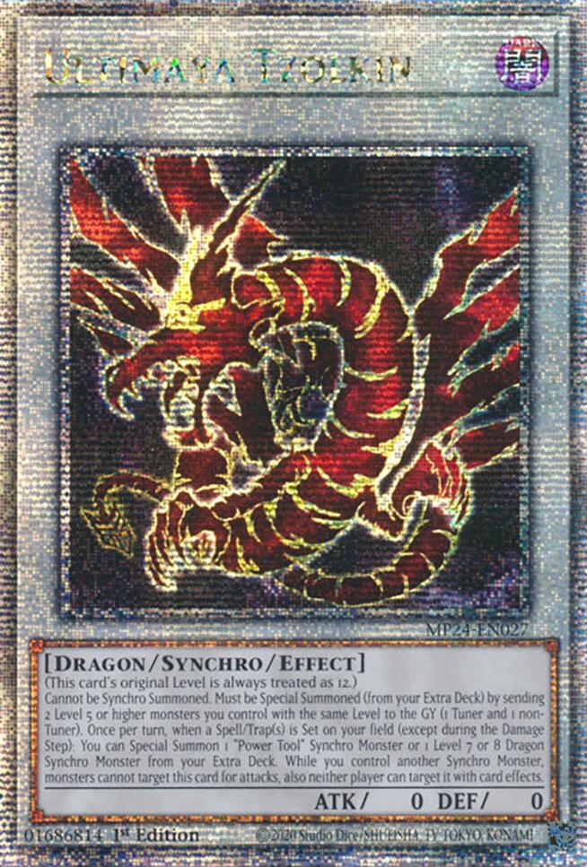 Ultimaya Tzolkin [MP24-EN027] Quarter Century Secret Rare | Enigma On Main